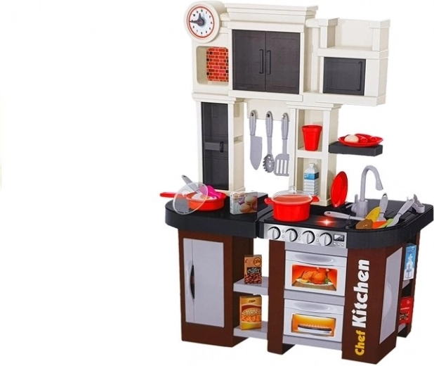 Ægte madlavningsoplevelse: lys, lyde og rindende vand