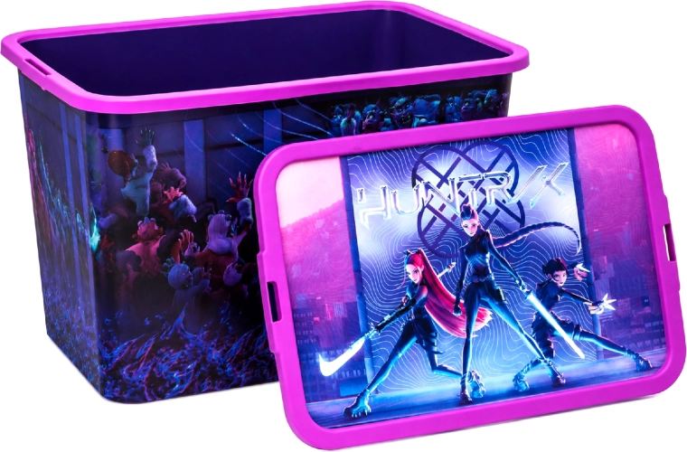 Opbevaringsboks K-Pop Demon Hunters med klaplåg 7 l