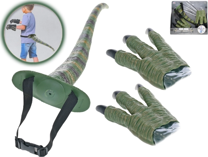 Dinosaurhale og kløer til børn 45 cm