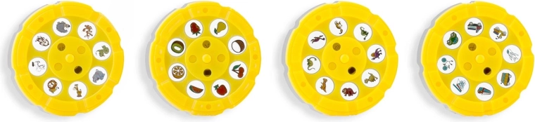 32 motiver på 4 udskiftelige skiver
