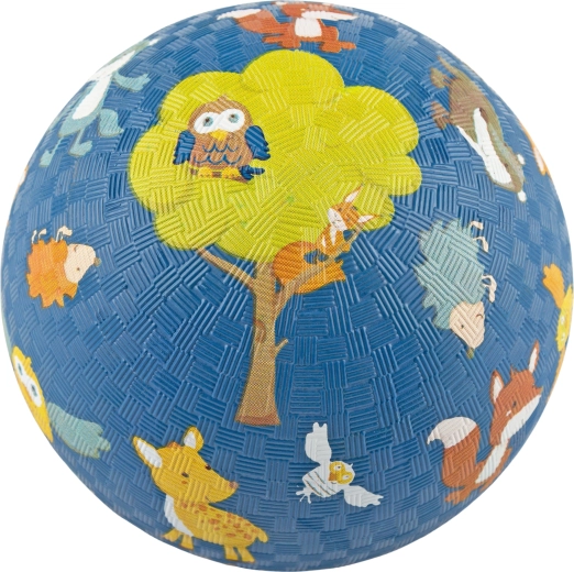 Sigikid børnebold i naturgummi 17 cm – skovdyr