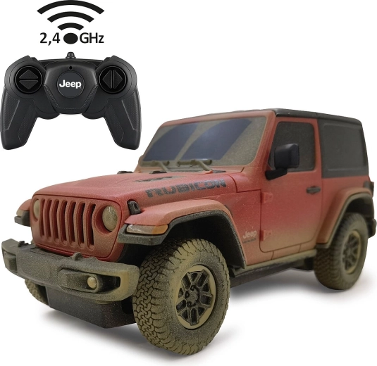 Fjernstyret bil Jeep Wrangler Rubicon Muddy 1:24