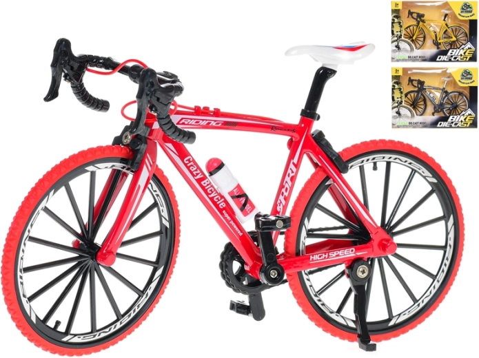 Metalmodel af racercykel 20 cm