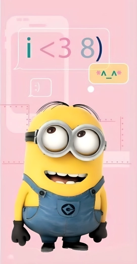 Børne-bomuldshåndklæde Minions, pink 70 × 140 cm