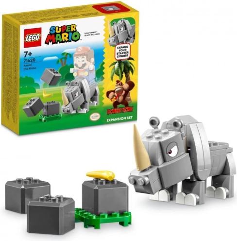 Næsehornet Rambi - Udvidelsessæt LEGO Super Mario