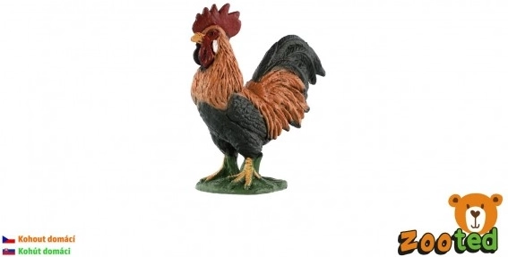 Plastfigur af hane 5cm