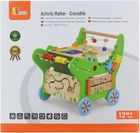 Træ-aktivitetswalker krokodille 12-i-1 VIGA