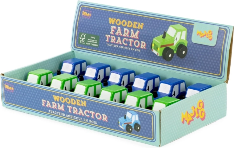 Trætraktor af bæredygtigt træ