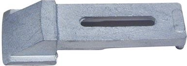 Venstrelåst dørfalle i metal, 3 stk.