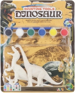 Malesæt med dinosaurer til børn