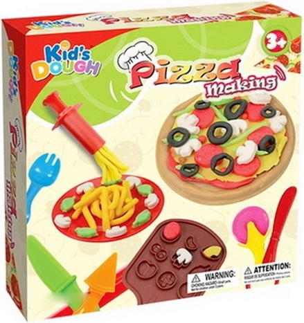 Modelleringsmasse pizza – kreativt sæt til børn