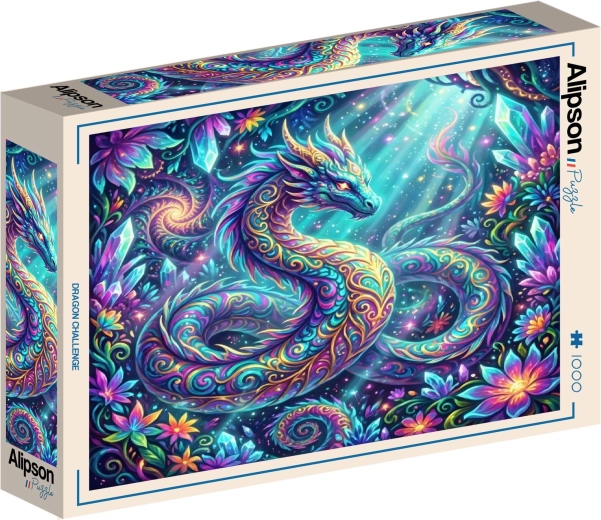 Alipson firkantet puslespil Dragens udfordring 1000 brikker
