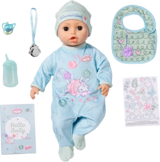 Interaktiv dukke Baby Annabell Alexander, 43 cm