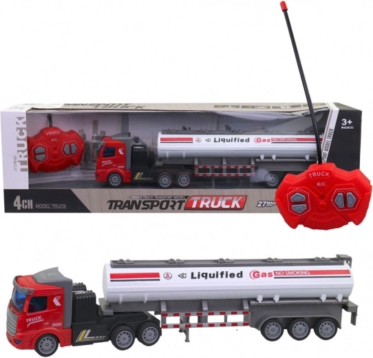 Fjernstyret tankvognslastbil til børn