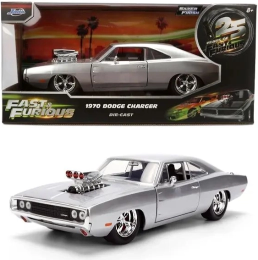 Jada Dodge Charger 1970 fra filmen Fast & Furious, jubilæumsudgave 1:24