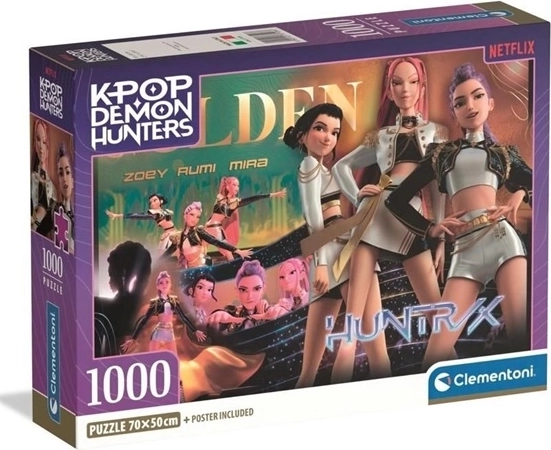 Clementoni puslespil K‑Pop Demon Hunters 1000 brikker
