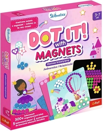 Trefl Skillmatics Dot It! med magnetiske prikker – enhjørninger og prinsesser