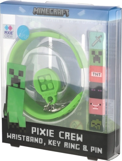 Pixie Crew 3-i-1-sæt med armbånd, nøglering og badge