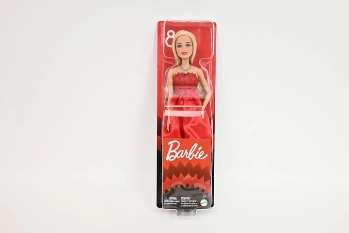 Mattel Barbie-dukke til Mattels 80-års jubilæum i rubinrød kjole