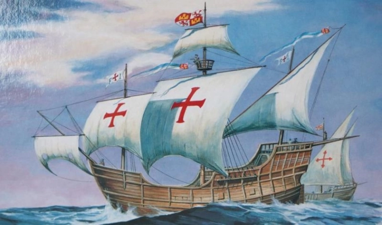 Modelskib Santa Maria 1:270