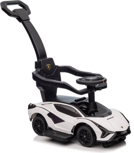 Løbecykel med styrestang Lamborghini QLS-996T – Hvid