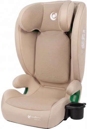 IslaBaby SafiroFix i-Size autostol 100–150 cm isofix mesh beige