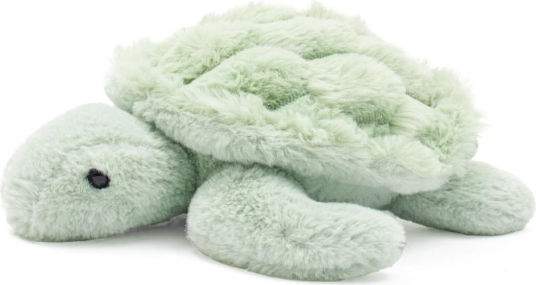 Plysbamse-skilpadde BABY MIX 26 cm grøn