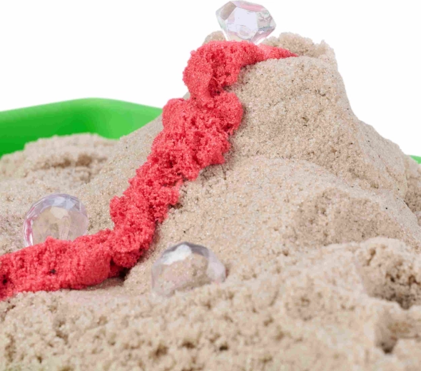 Kreativ leg med kinetisk sand