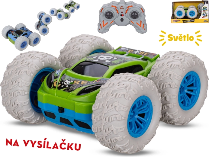 RC-bil akrobatisk 360° med 2,4 GHz, 15,5 cm
