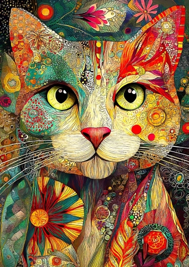 Enjoy puslespil Katten Artie 1000 brikker
