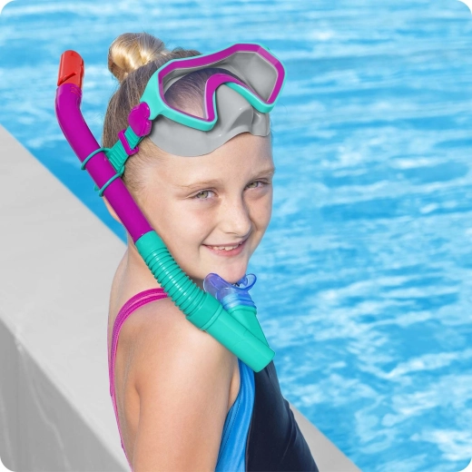 Let vejrtrækning med snorkel