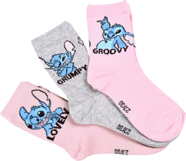 Disney Lilo & Stitch børnesokker Stitch (6 par)