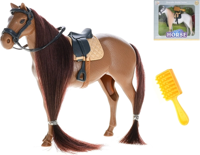 Hestefigur 15 cm med tilbehør