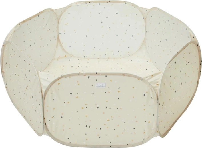 3 Sprouts tørboldbassin af genanvendt polyester terrazzo beige