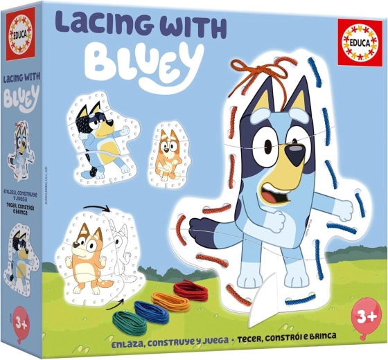 Educa snøresæt med Bluey