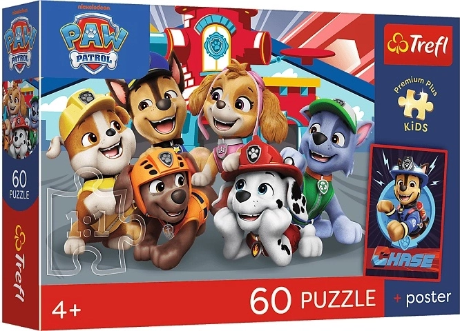 Børnepuslespil Premium Plus Kids Hundeeftermiddag 60 brikker