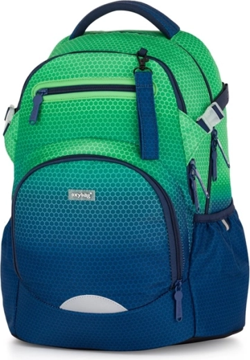 Skolerygsæk OXY Ombre Green