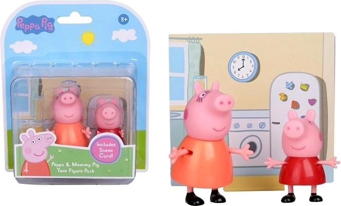 Peppa Pig-figurer – Peppa og Mor Gris (2 stk.)