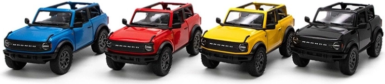 Metalmodel Ford Bronco 2022 med tilbagestræk