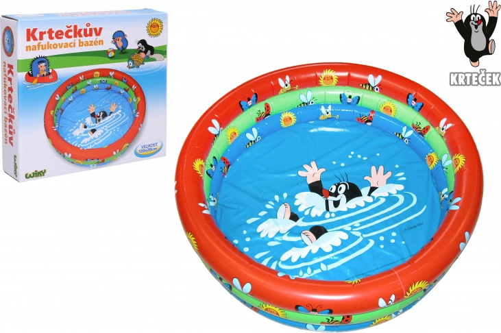 Børneopblæselig pool med Krtek-motiv