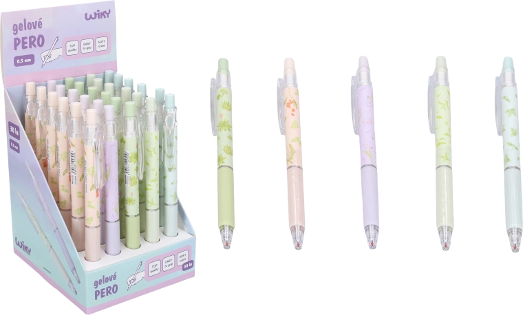 Gelpen 0,5 mm med blå refill