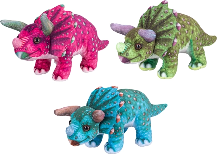 Plysdyr triceratops 30 cm