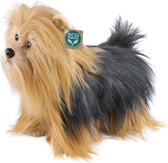 Stående plyshund af racen yorkshireterrier, 30 cm, Eco-Friendly