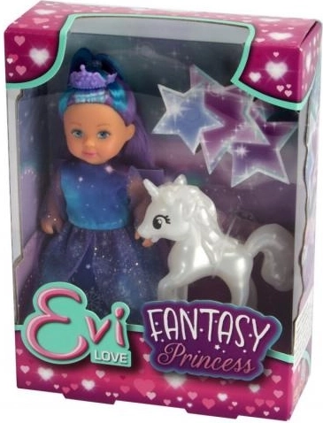 Dukke Evi Love fantasyprinsesse med enhjørning
