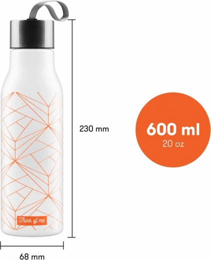 Praktisk 600 ml kapacitet til hver dag