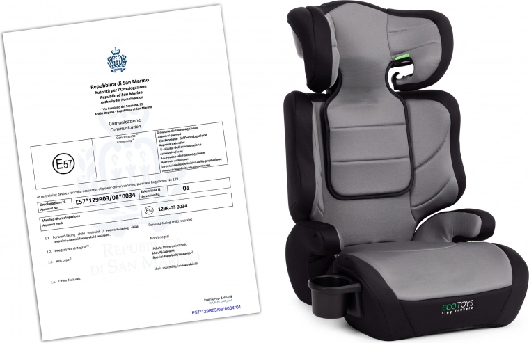 Sikkerhed i henhold til i-Size (ECE R129/03)