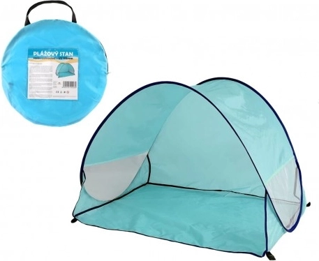 Selvopslående strandtelt med UV-filter – Blå