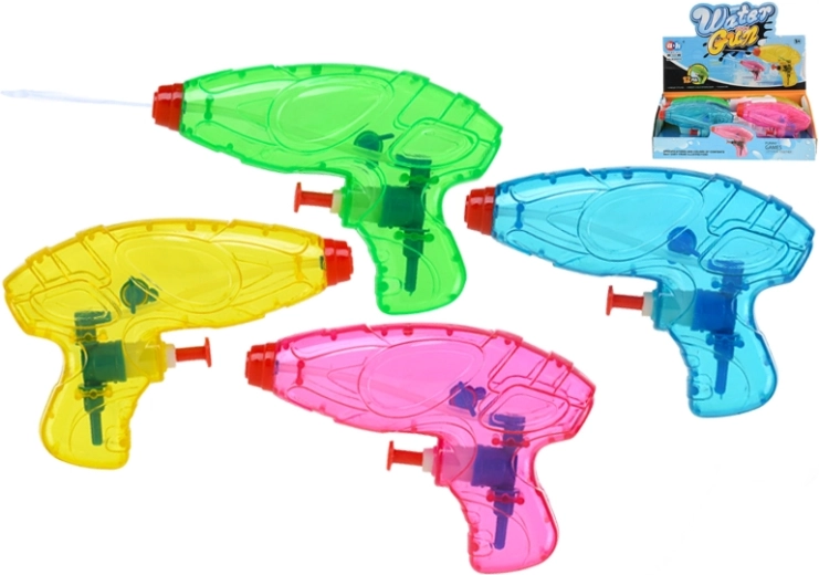 Vandpistol 12 cm – sæt med 12 stk., 4 farver