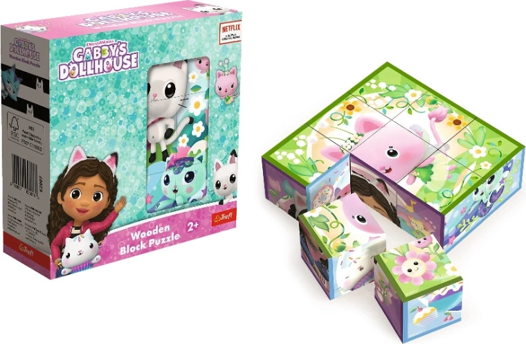 Træklodspuslespil Gabby's Dollhouse