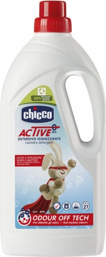 Chicco vaskegel Active 1,5 l til babyer (27 vaske)